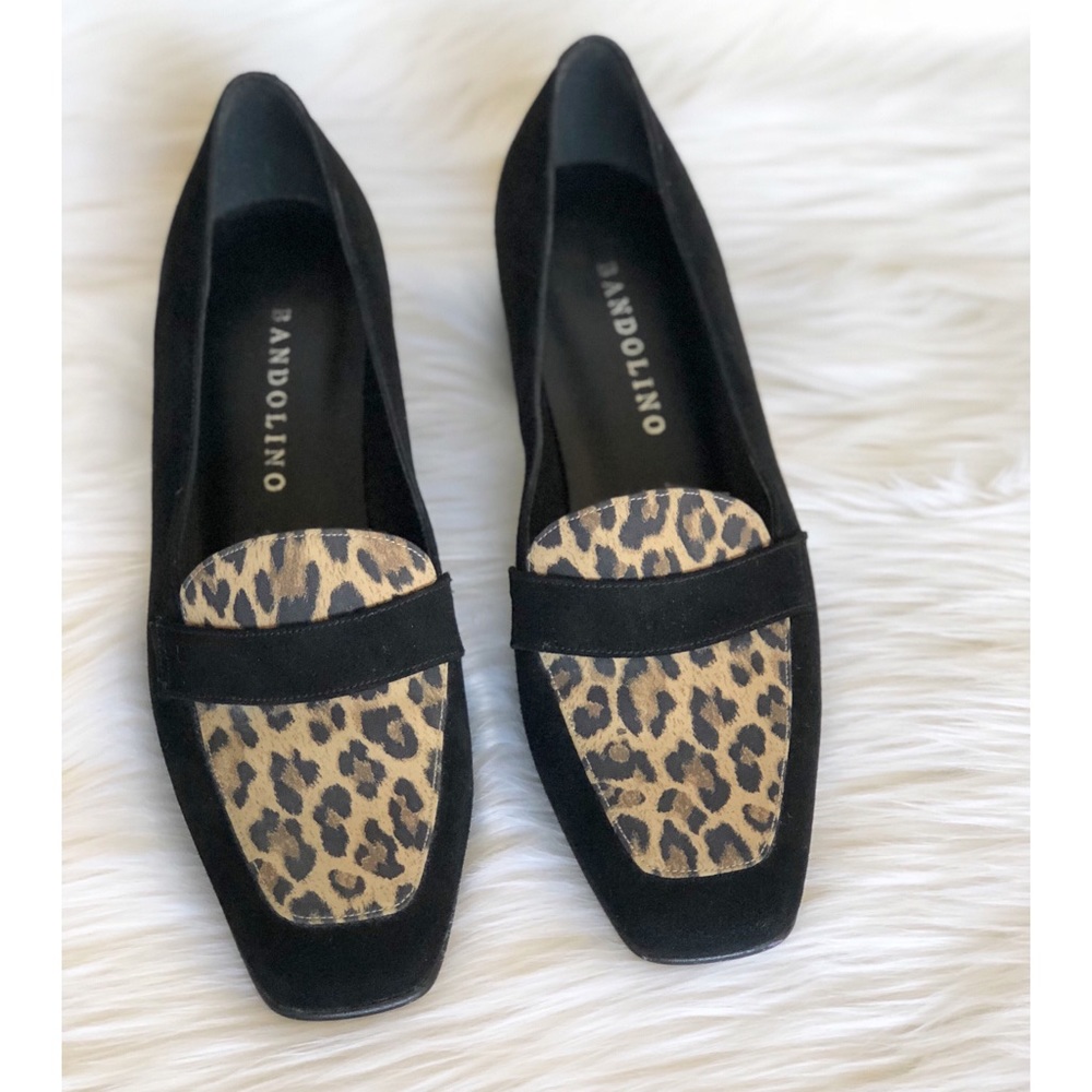 Bandolino Black Suede Loafers
